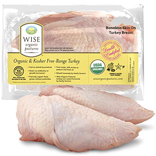 Wise Organic Double Certified Organic Boneless Skin-On Turkey Br...