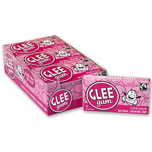 Glee Gum All Natural Bubblegum, Non Gmo Project Verified, Eco Fr