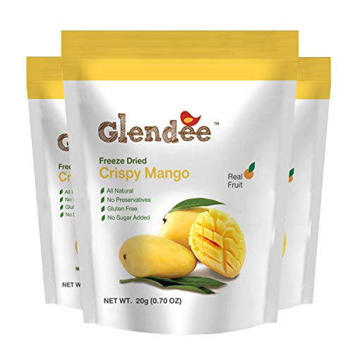 Dried Mango Crispy Freeze Dried Mangoes, 100% Dried Fruit Slices