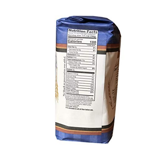 Glicks Presifted Enriched All Purpose Flour 5 Pounds, No Prese