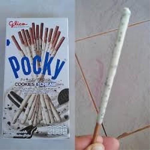 Glico Pocky Biscuit Sticks, Cookies &Amp; Cream, 1.41 Oz Pack Of 10