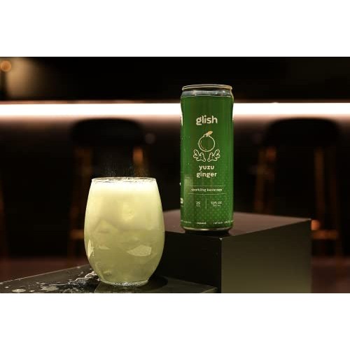 Glish Yuzu Ginger - Functional Sparkling Water, Aids Immunity & ...