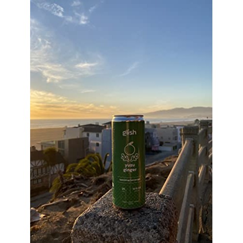 Glish Yuzu Ginger - Functional Sparkling Water, Aids Immunity & ...