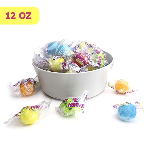 Sour Gumballs - Sour Fruit Gum - 25 Pcs Individually Wrapped Gum...