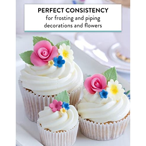 Global Sugar Art Buttercream Decorator Icing White, Firm, 16 Oun
