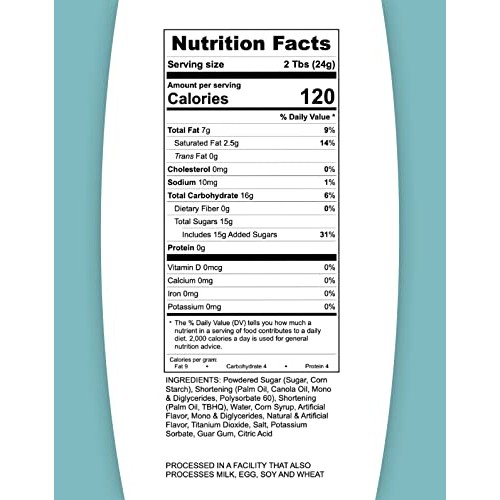 Global Sugar Art Buttercream Decorator Icing White, Firm, 16 Oun