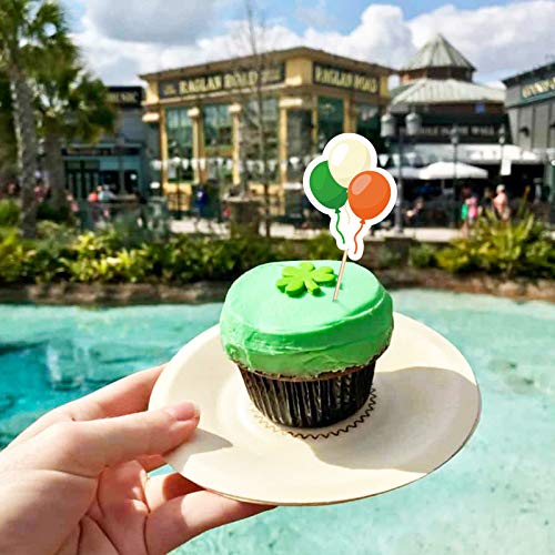 St.Patrick’ S Day Cupcake Toppers Decorations - Shamrock Lucky I