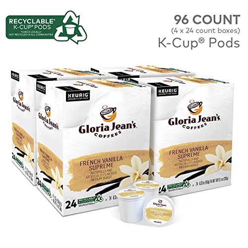Gloria Jeans Coffees French Vanilla Supreme, Single-Serve Keuri