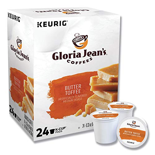 Gloria Jeans 60051012 Butter Toffee Coffee K-Cups, 24/Box