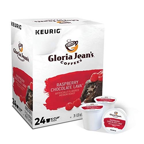 Gloria Jeans Coffee Raspberry Chocolate Lava Keurig K-Cup Pods Gloria Jeans Coffee Raspberry Chocolate Lava Keurig K-Cup Pods