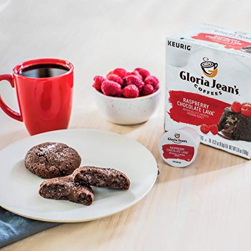 Gloria Jeans Coffee Raspberry Chocolate Lava Keurig K-Cup Pods Gloria Jeans Coffee Raspberry Chocolate Lava Keurig K-Cup Pods
