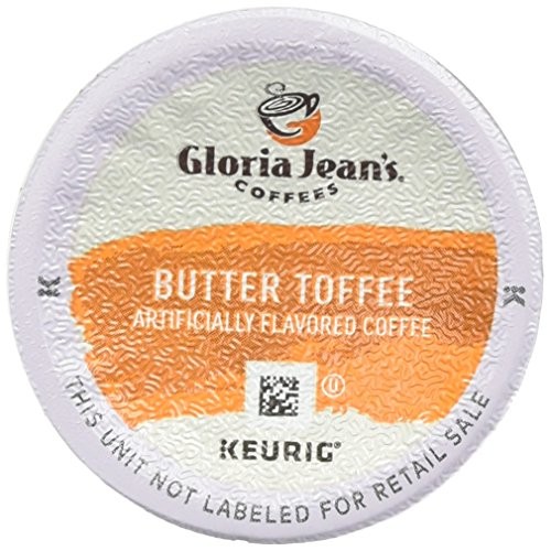 Gloria Jeans Coffees Butter Toffee 48 K-Cups For Keurig Brewers