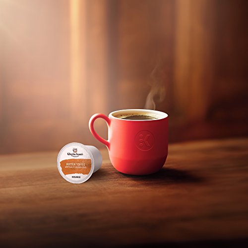 Gloria Jeans Coffees Butter Toffee, Single Serve Coffee K-Cup P