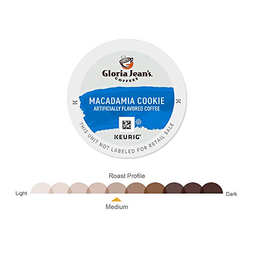 Gloria Jeans Coffees Macadamia Cookie, Single-Serve Keurig K-Cu