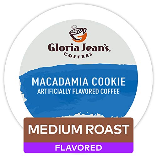 Gloria Jeans Coffees Macadamia Cookie, Single-Serve Keurig K-Cu