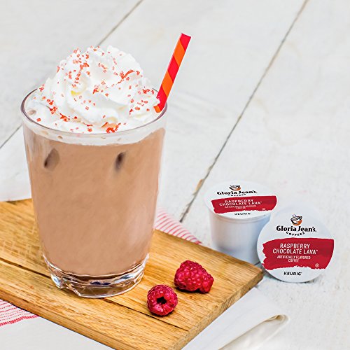 Gloria Jeans Coffees Raspberry Chocolate Lava, Single-Serve Keu