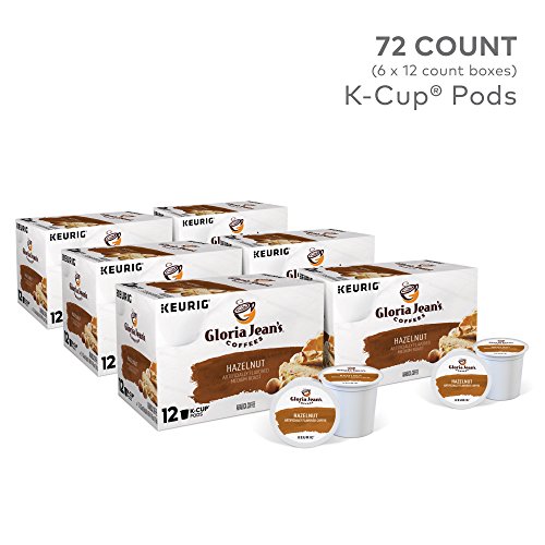 Gloria Jeans Hazelnut Keurig Single-Serve K-Cup Pods, Medium Ro