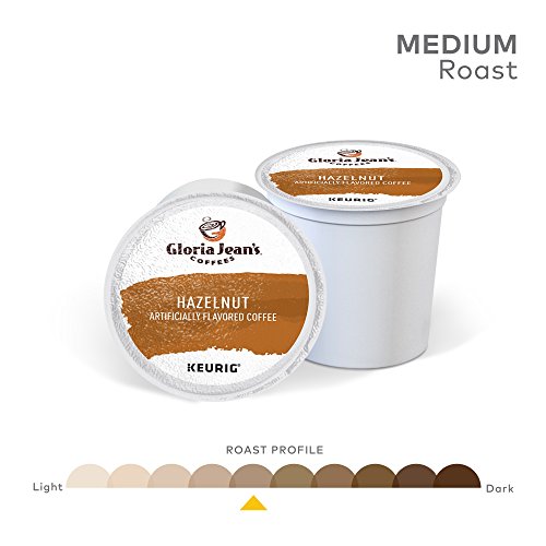 Gloria Jeans Hazelnut Keurig Single-Serve K-Cup Pods, Medium Ro