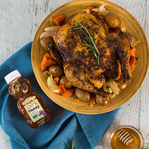 Glorybee Clover Blossom Organic Honey, 12 Ounce Bear