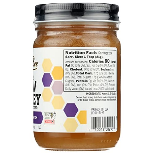 Glorybee Local Washington Raw Honey, 18 Oz