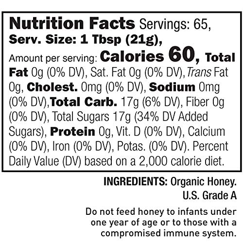 Glorybee, Raw Montana White Clover Honey, 48 Oz, 100% Pure, Natu