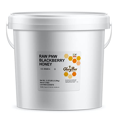 Glorybee, Raw Pacific Northwest Blackberry Blossom Honey, 100% U...