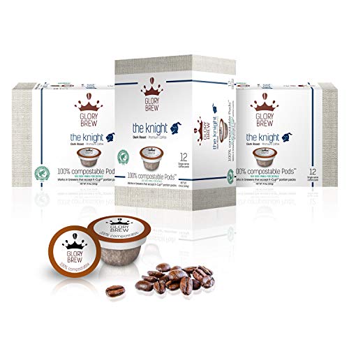 Glorybrew - The Knight Dark Roast - 36 Capsules 100% Compostable