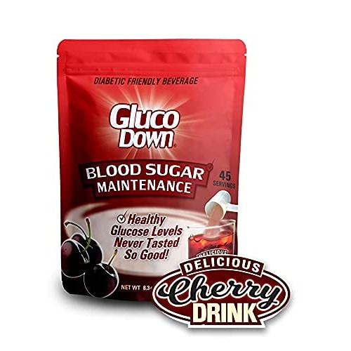 GLUCODOWN, Maintain Healthy Blood Sugar, Delicious Cherry Drink ...