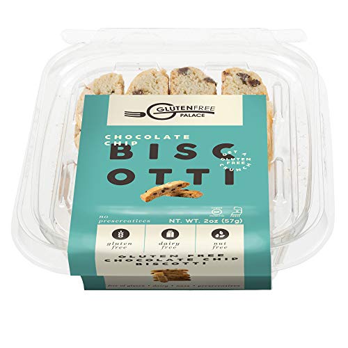 Gluten Free Chocolate Chip Biscotti Cookies, Italian Style Crunc