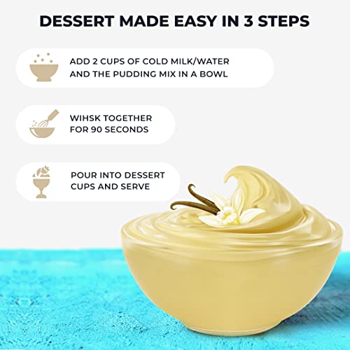 Instant Vanilla Pudding Mix - All Natural Vanilla Pudding Mix by...
