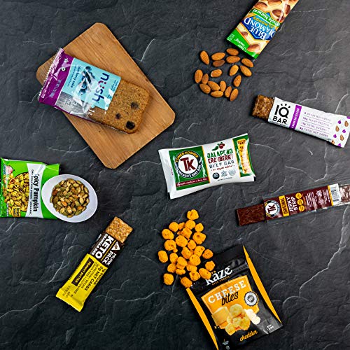 Keto Box Sampler - Keto Bars, Grass-Fed Beef, Cheese Crisps, Nut