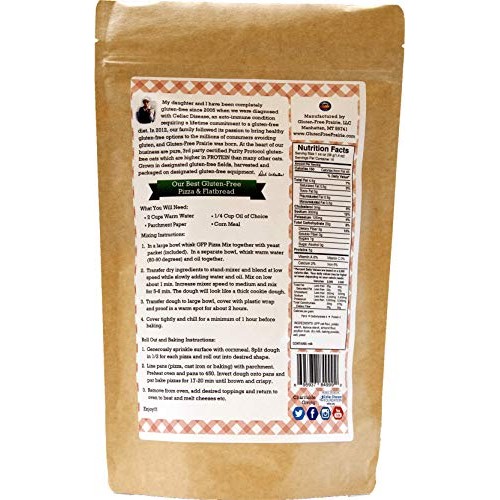 Gluten Free Prairie Our Best Pizza &Amp; Flatbread Mix, 20 Ounce - M