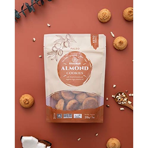 Glutenull Almond Cookies - Keto, Vegan, Gluten Free, Non-Gmo