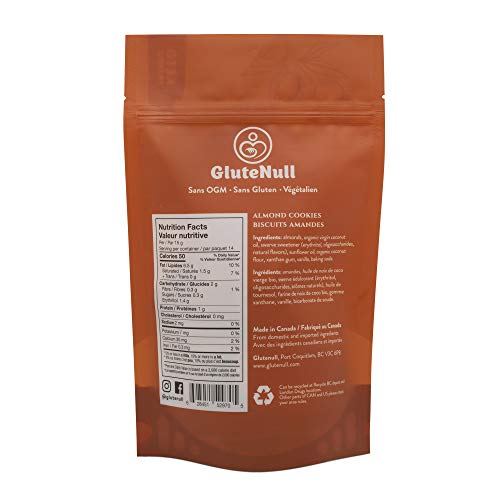Glutenull Almond Cookies - Keto, Vegan, Gluten Free, Non-Gmo