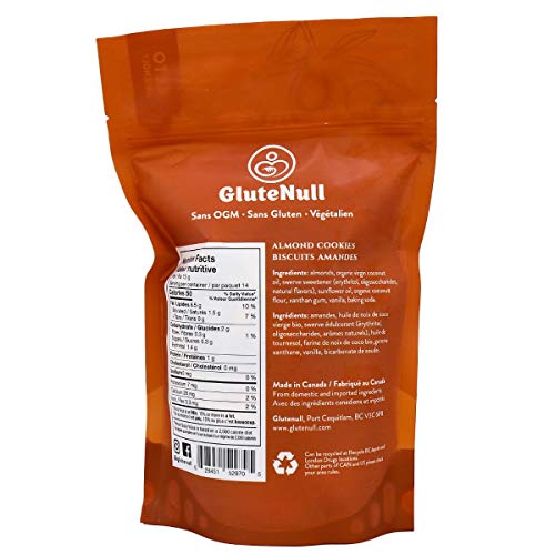 Glutenull Almond Cookies - Keto, Vegan, Gluten Free, Non-Gmo