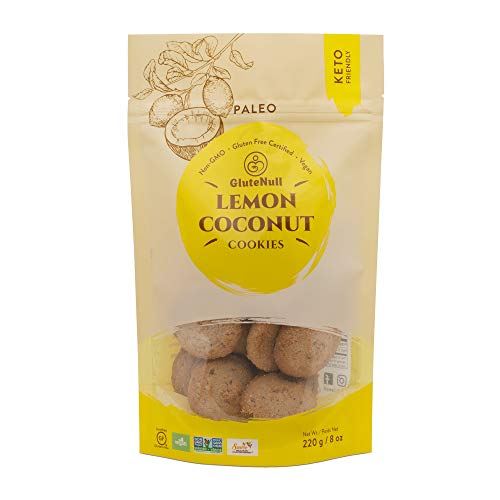 Glutenull Lemon Coconut Cookies - Keto, Gluten Free, Vegan, Paleo
