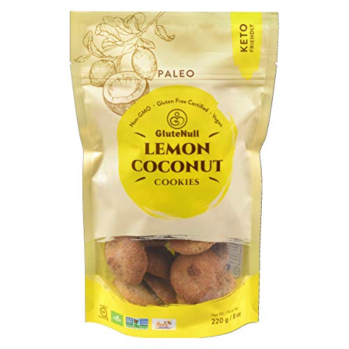 Glutenull Lemon Coconut Cookies - Keto, Gluten Free, Vegan, Paleo