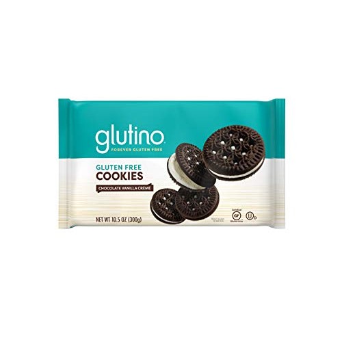 Gluten Free By Glutino Chocolate Vanilla Creme Cookies, Decadent