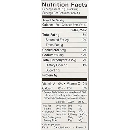 Glutino, Cheddar Crackers, 4.4 Ounce