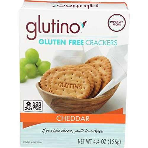 Glutino, Cheddar Crackers, 4.4 Ounce