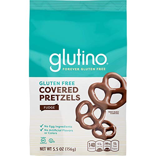 Glutino Chocolate Fudge Covered Pretzels, 5Oz