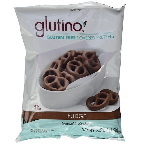 Glutino Fudge Covered Pretzels - Gluten Free, 5.5-Ounce Bag Pac