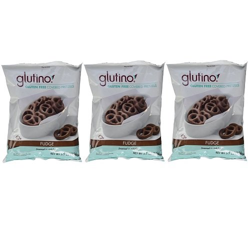 Glutino Fudge Covered Pretzels - Gluten Free, 5.5-Ounce Bag Pac