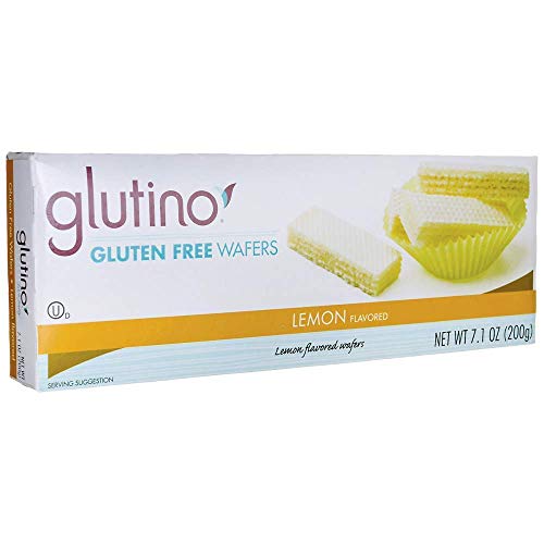 Glutino Gluten Free Wafer Cookies Lemon 7.10 Oz Pack Of 3