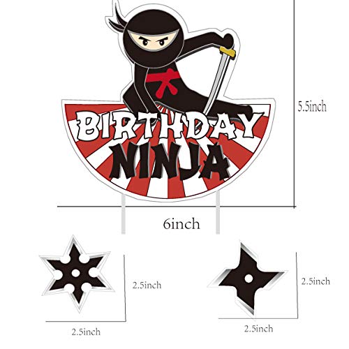Gmakceder Happy Birthday Ninja Cake Topper