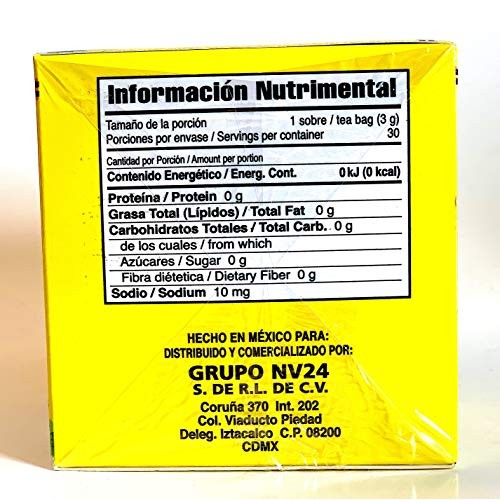 Tea Chupa Panza, Tea Based Onginger Root, Pinneapple, Flaxseed &Amp;