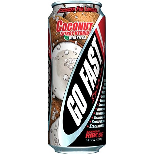 Go Fast! Energy Drink Light, 16 Ounce 24/Pack, Only 10 Calorie