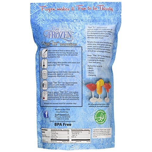 Go Frozen Vino Ice Frappe-Frose-Wine Slushie &Amp; Cocktail Mix Mixe