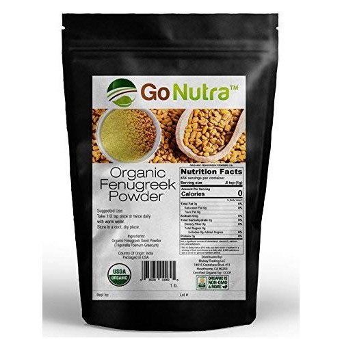 Fenugreek Seed Powder Organic 1Lb Pure Trigonella Foenum-Grae
