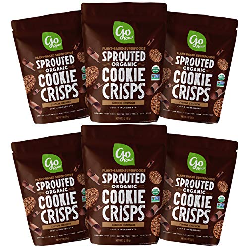 Go Raw Snacks, Sprouted Superfood Cookie Crisps, Gluten Free, Ve